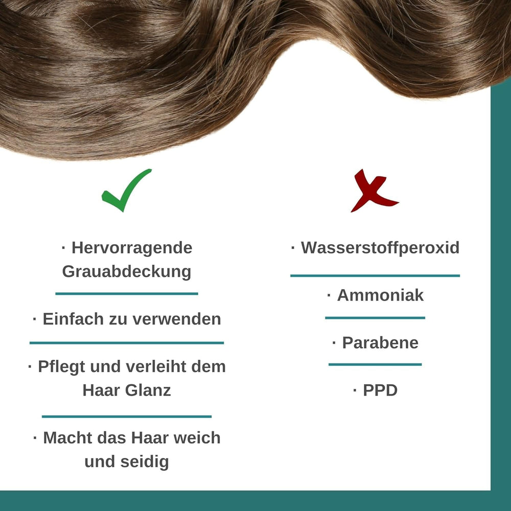 Leganza Baume Naturel Teinture Capillaire Couleur 71 Café Latte | Teinture capillaire sans ammoniaque | Enrichi de 7 huiles naturelles | 150 ml de teinture capillaire Naty Shop