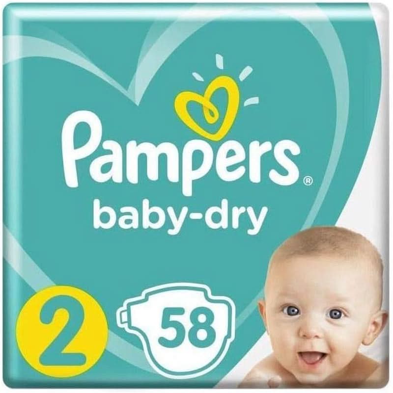 Scutece Pampers, versiunea clasica, diverse marimi Mama si Copilul Naty Shop 2 (58 buc)