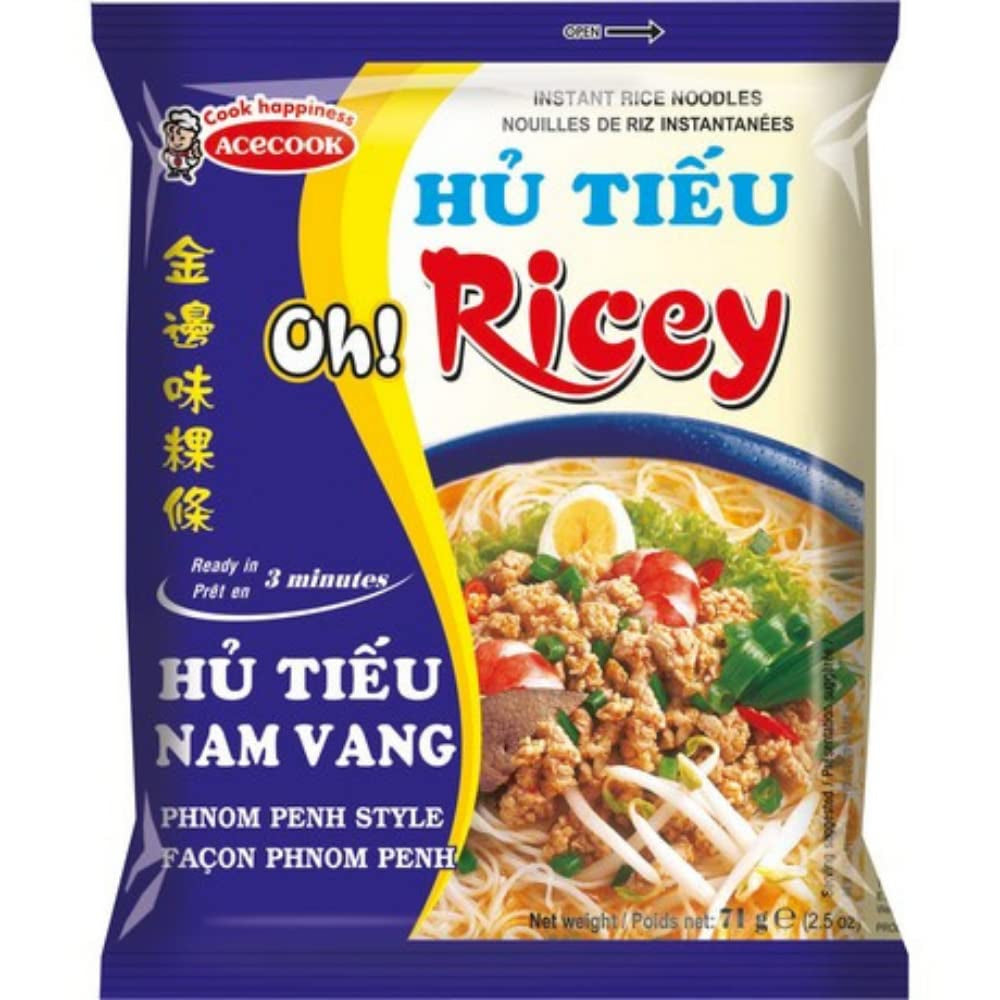 ACECOOK - Nouilles de riz instantanées OR Nam Vang - Multipack (24 x 71g)