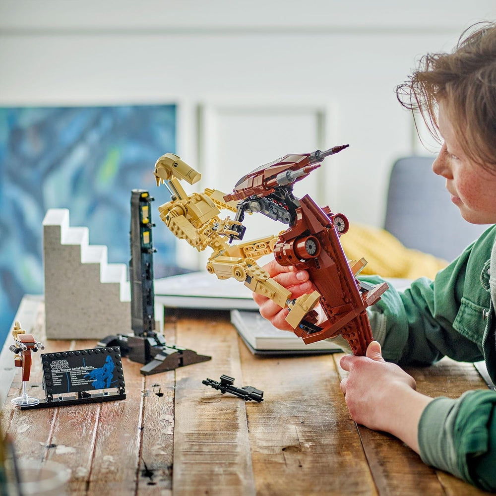 LEGO Star Wars 75428 Kampfdroide mit STAP Bauspielzeug - Spiel- und Ausstellungsfigur mit Speeder - Sammlergeschenk für Jungen ab 12 Jahren, Teenager und Fans von Die dunkle Bedrohung