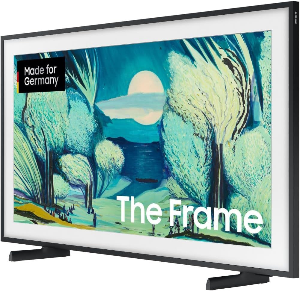 Televizor Samsung The Frame LS03F 4K QLED UHD de 43 de inci (108 cm), design modern al ramei, procesor NQ4 AI Gen2, mod artistic, calitate artistică a imaginii, cablu One Connect, televizor inteligent Samsung Vision AI