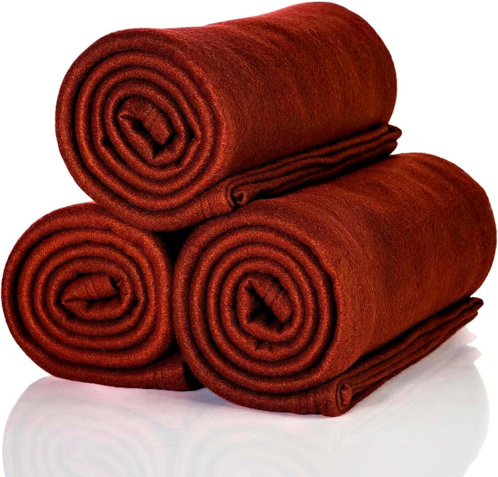 ALCLEAR 3 pièces couvertures polaires Oeko Tex, couleur : anthracite, grande taille 130X160 Cm, plus de 200 G/M2, couverture de canapé couverture de canapé couverture de salon, couverture de pique-nique couverture de canapé Lits et couvertures Besuche den ALCLEAR-Store Marron chocolat 3 pièces 130X160 Cm