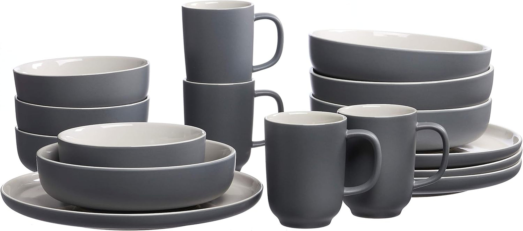 Service combiné Ritzenhoff & Breker Jasper, 16 pièces Services de table Naty Shop Gris bleu