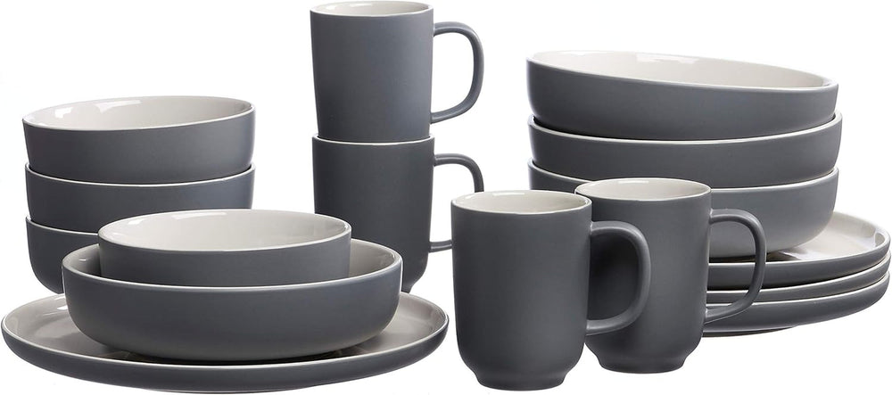 Service combiné Ritzenhoff & Breker Jasper, 16 pièces Services de table Naty Shop Gris bleu