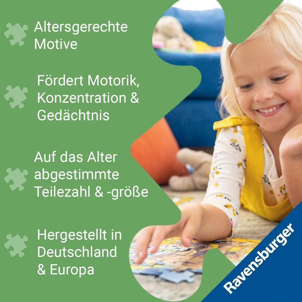 Puzzle Ravensburger pour enfants - 06144 Métiers intéressants - Puzzle cadre pour enfants à partir de 4 ans avec 30 pièces Puzzle Naty Shop