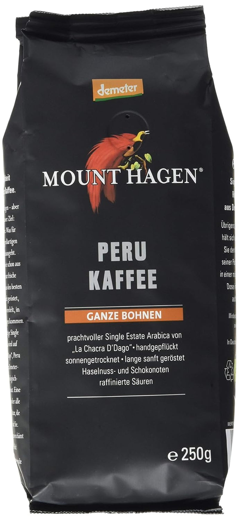 Cafea prăjită Mounthagen Peru boabe întregi Cafea Naty Shop 250 grame 1