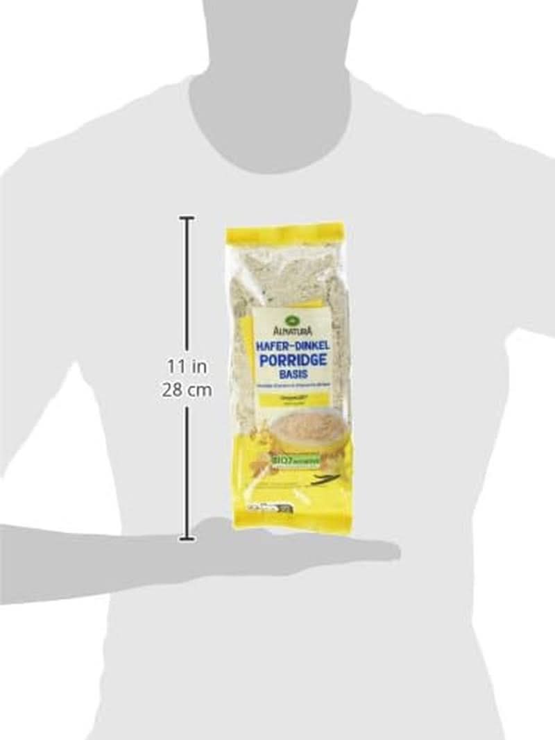 Base d'avoine et d'épeautre bio pour PORRIDGE, 500 grammes Céréales Naty Shop