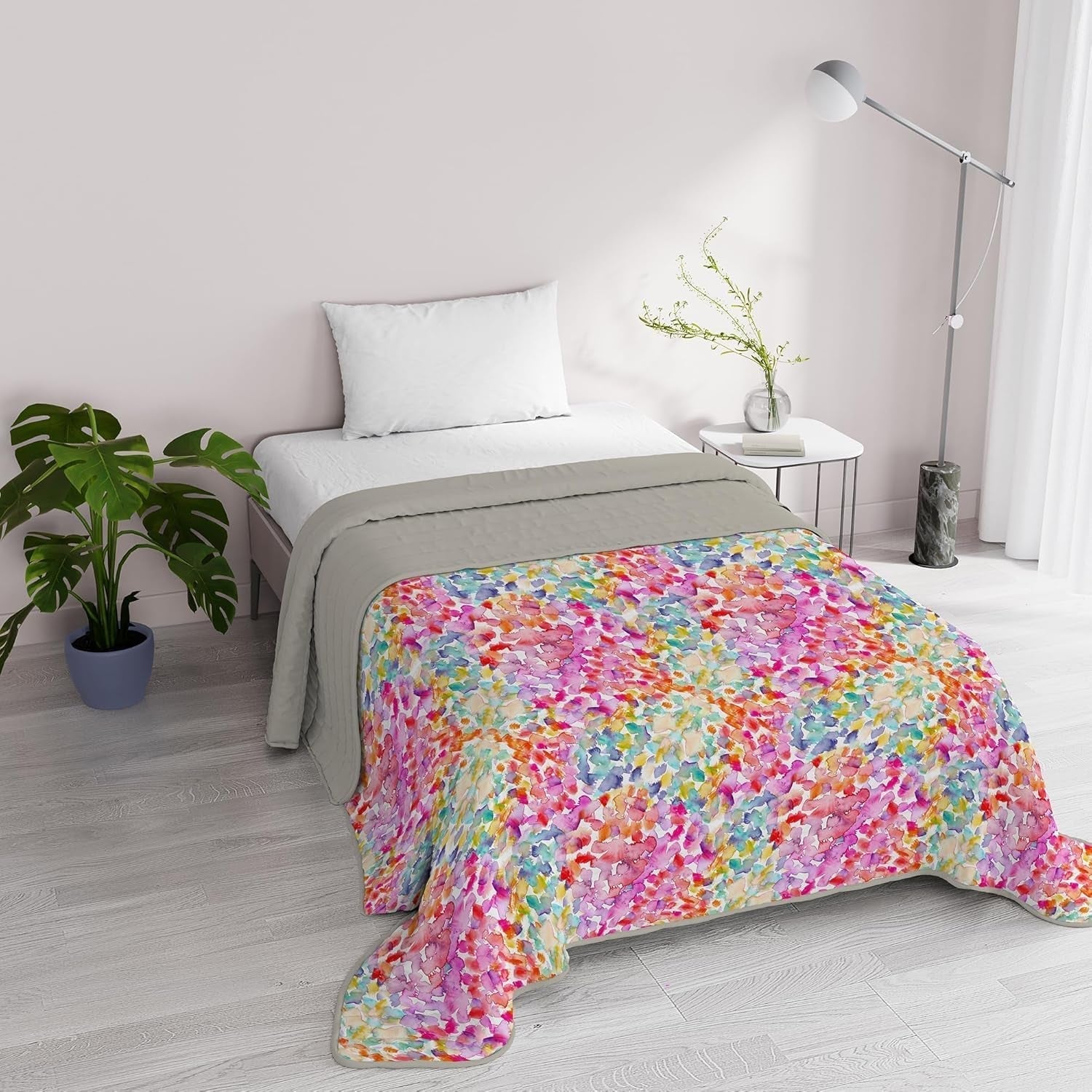 Literie Italienne Fantaisie Microfibre Été 1,5 Lits Murrine Quilts & Quilts Naty Shop Printemps 1 Posto E Mezzo