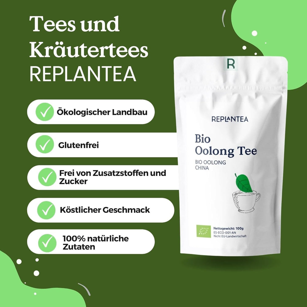 Thé Oolong Bio 100 G (50 tasses) | Thé Oolong Tie Guan Yin REPLANTATION