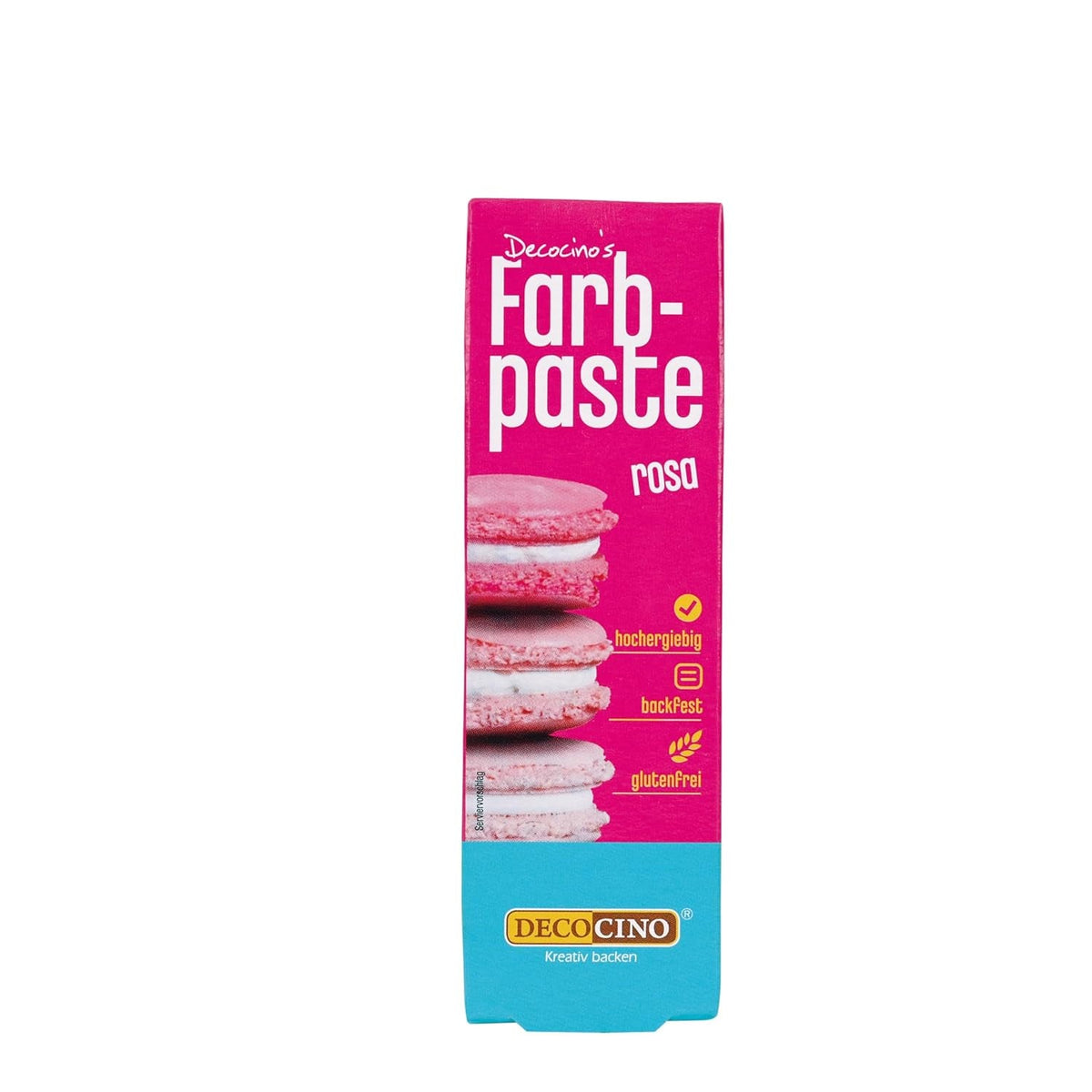 Pâte colorante rose DECOCINO - 20 g - Colorant alimentaire, idéal pour colorer gâteaux, fondants et crèmes - Sans acides gras azoïques ni gluten