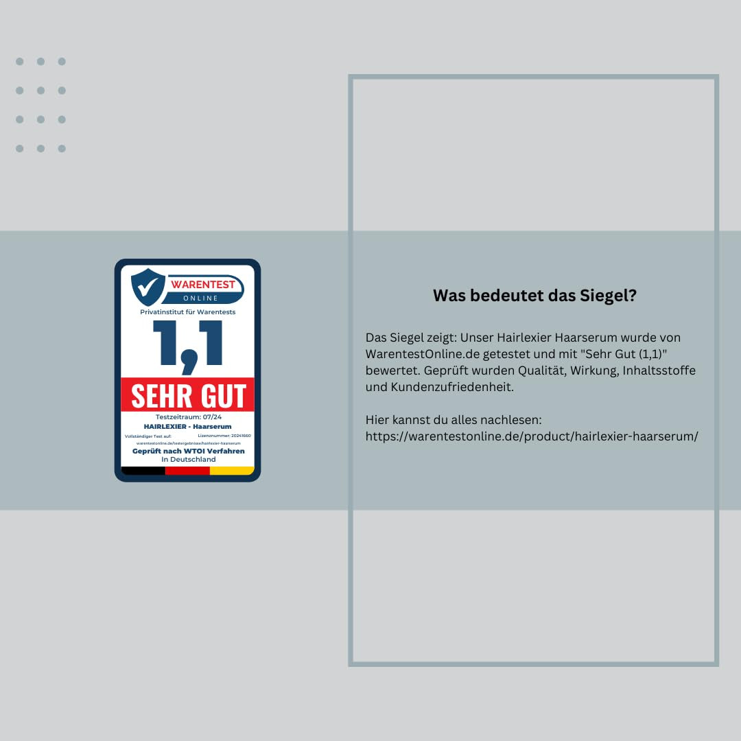 Hairlexier Remède pour la croissance des cheveux pour femme - Huile capillaire au romarin, huile capillaire à l'huile de ricin, huile de lavande, sérum capillaire naturel contre la chute diffuse des cheveux, soutient la croissance des cheveux, végétalien et biologique + Cahier de soins capillaires Naty Shop