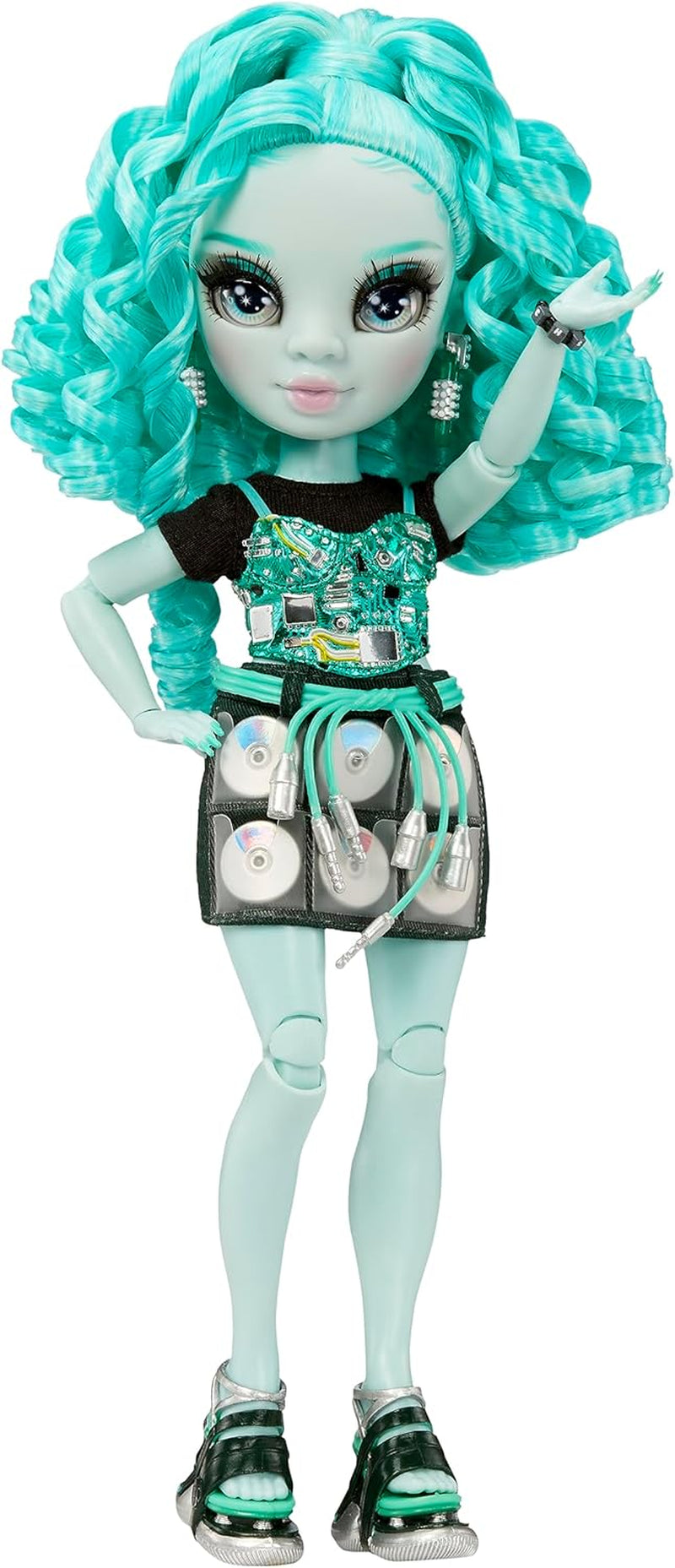 Rainbow High Shadow High Series 3 - Berrie Skies - Poupée mannequin verte - Tenue tendance et plus de 10 accessoires de jeu colorés - Idéal pour les 4-12 ans et les collectionneurs