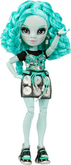 Rainbow High Shadow High Series 3 - Berrie Skies - Poupée mannequin verte - Tenue tendance et plus de 10 accessoires de jeu colorés - Idéal pour les 4-12 ans et les collectionneurs