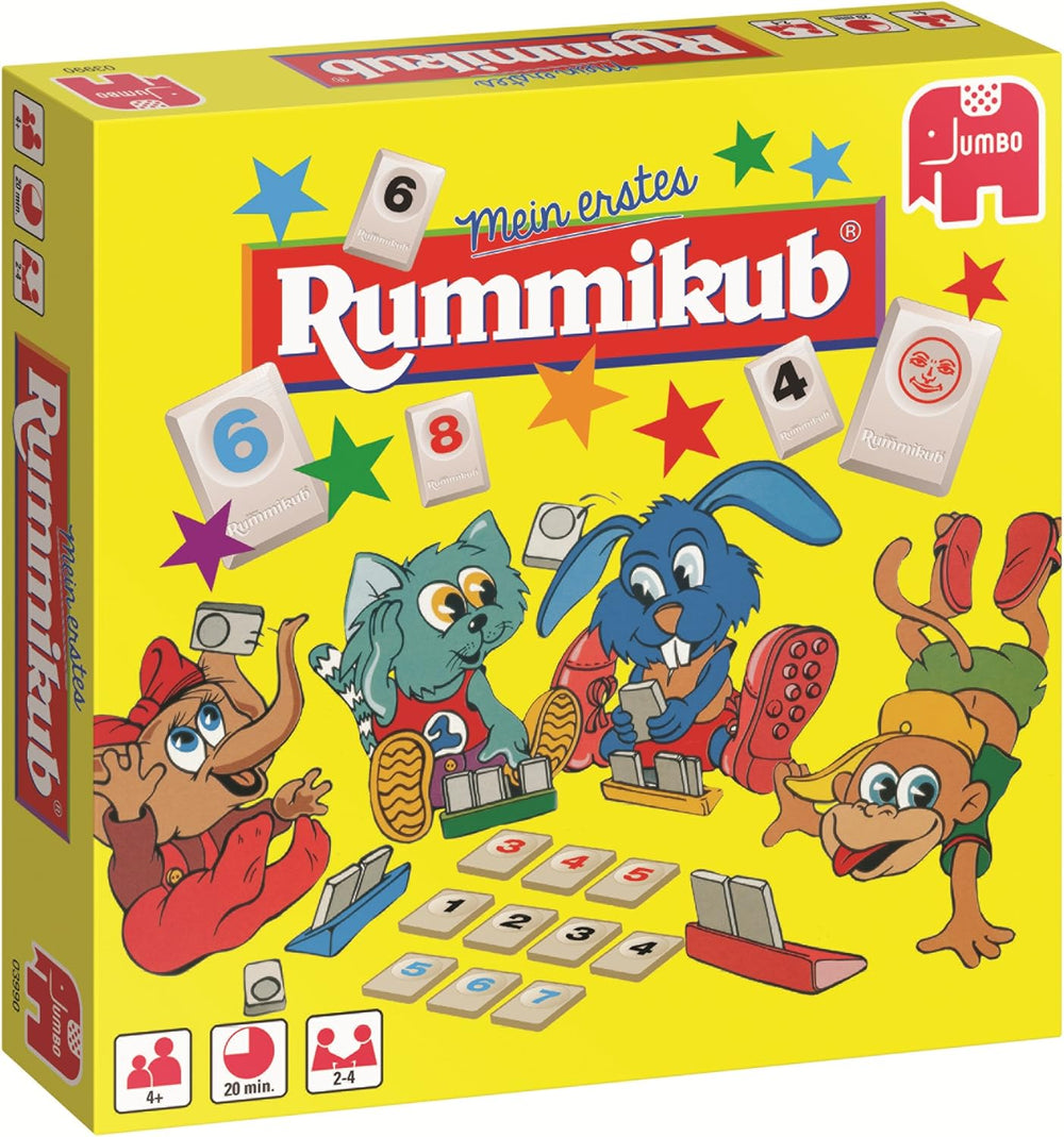 Jumbo Spiele Original Rummikub Classic - der Spieleklassiker unter den Gesellschaftsspielen - pour les enfants et les enfants à partir de 7 ans JUM17571 Multicolore 2,7 x 3,7 cm
