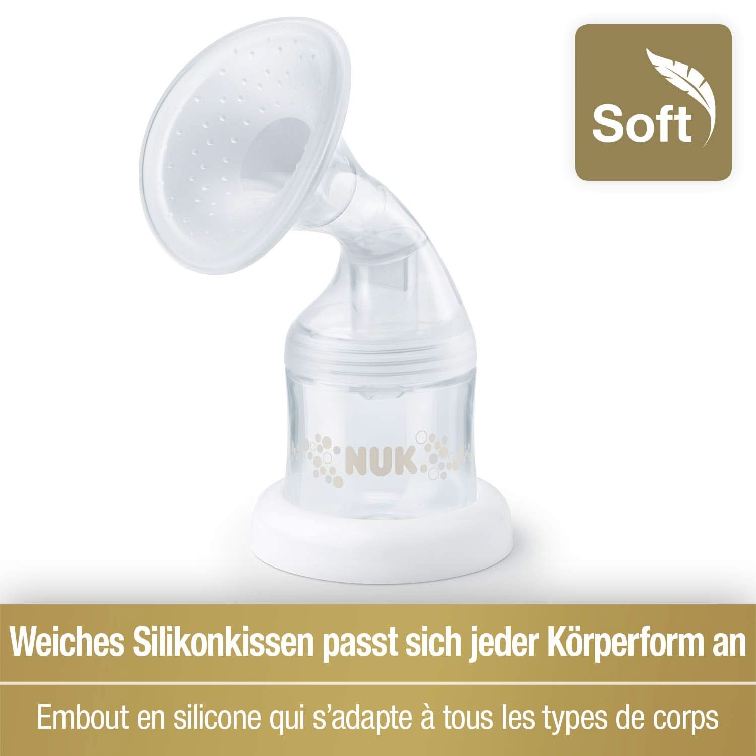 Tire-lait électrique double NUK Nature Sense | Avec batterie, écran LCD 2X récipients pour lait maternel de 150 ml Accessoires Alimentation et Allaitement Bebe Naty Shop