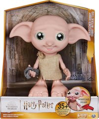 Wizarding World Harry Potter - Poupée interactive Dobby House Elf avec plus de 30 sons, phrases et mouvements, allemand-italien, jouet pour 6 ans, article de fan Dolls Naty Shop Titre par défaut