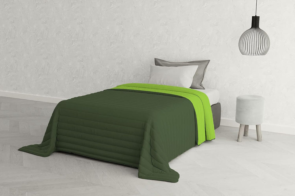 Lenjerie de pat italiană Estivo pat simplu, lenjerie, Aqua, 170 X 270 Cm Plapumi si pilote Naty Shop Salutări 170 X 270 Cm