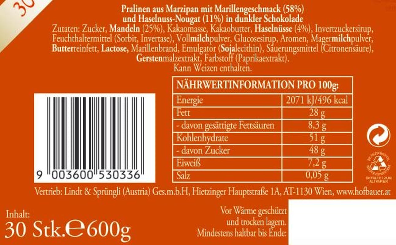 Hofbauer Vienna Sissi Balls Boîte 600g (30 pcs.)