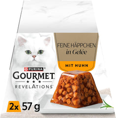Révélations, Katzenfutter nass in Gelée, mit Huhn, 24er Pack (24 x 57g)