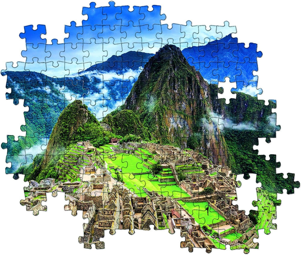 Clementoni 39604 Machu Picchu - Puzzle 1000 pièces à partir de 9 ans, Puzzle coloré pour adultes aux couleurs vives, Jeu d'adresse pour toute la famille, Jolie idée cadeau Puzzle Naty Shop