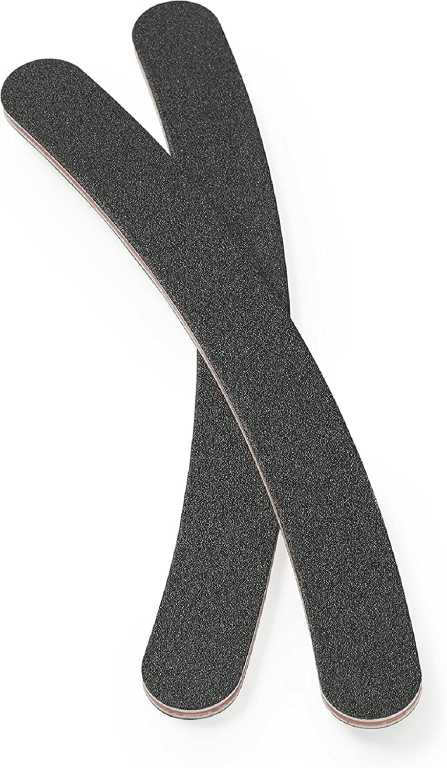 Lime à Ongles Doublée Lime à Ongles Naturelle et Artificielle Double Face Grain Moyen Forte Robuste Salon de Manucure Professionnel Pédicure 2 Pièces