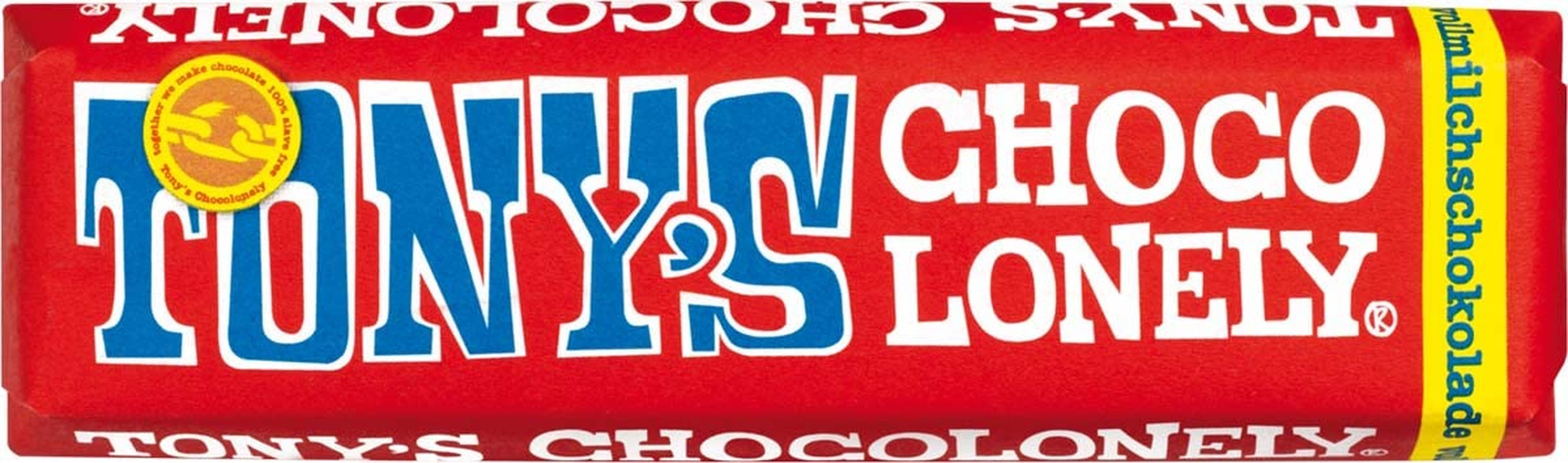 Tony's Chocolonely, chocolat au lait au caramel et sel marin 47g