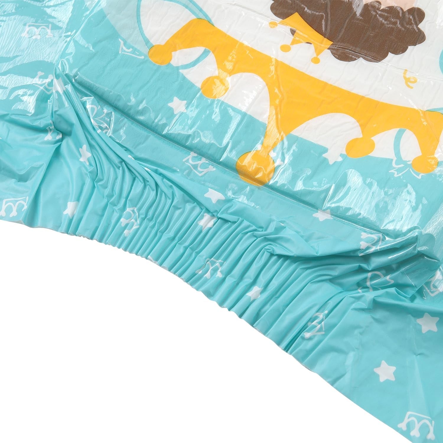 CutiePlusU Lot de 2 couches jetables pour incontinence avec rabats pour femmes et hommes, absorption maximale pendant la nuit – Petit Prince (moyen 71-96 cm)