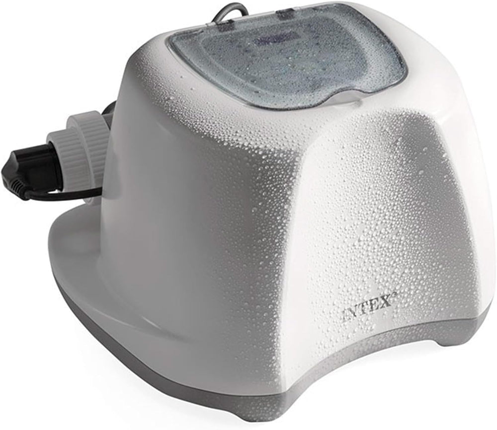 Intex 26668 - Système de filtration d'eau salée Krystal Clear pour pompe de filtration 2650-12112 L/h pour petites piscines jusqu'à 26500 L plastique blanc