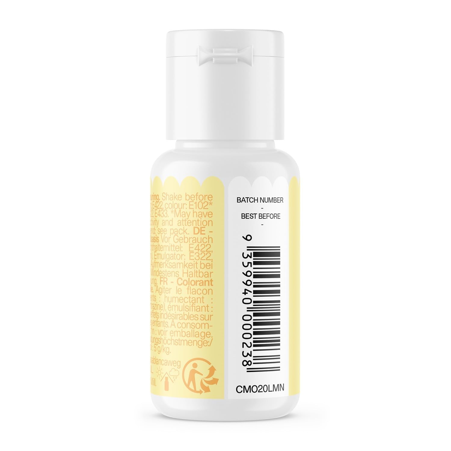 Colorant alimentaire à base d'huile de citron Color Mill - Colorant alimentaire pour chocolat, fondant, muffins, gâteaux, pâtisserie, macarons - Colorant alimentaire pour décoration de gâteaux - 100 ml