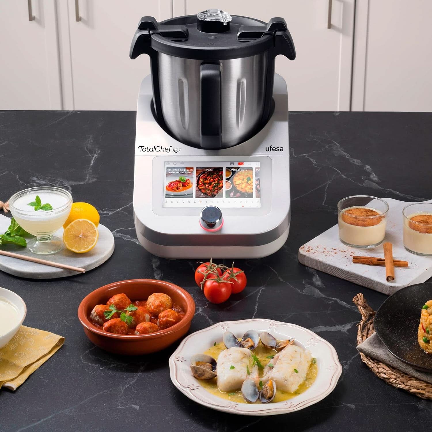 Ufesa Totalchef RK7, robot culinaire multifonctionnel avec fonction de cuisson, WLAN, 30 fonctions Naty Shop