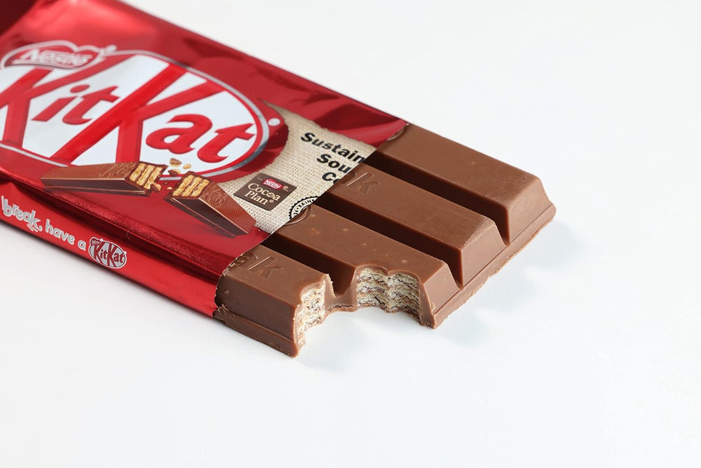 Barres de chocolat Nestlé Classic, barres de gaufrettes croustillantes au chocolat au lait, paquet de 48 (24 x 41,5 g)