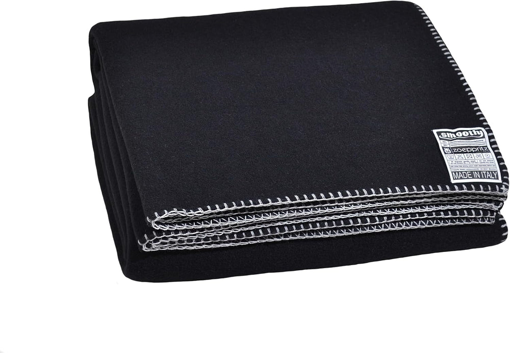 Zoeppritz Since 1828 Couverture polaire Smoothy - Couverture polaire moelleuse et confortable - Vegan - 140X190Cm - 010 Off-White, 010 Offwhite Zoeppritz Since 1828 980 noir 140X190Cm