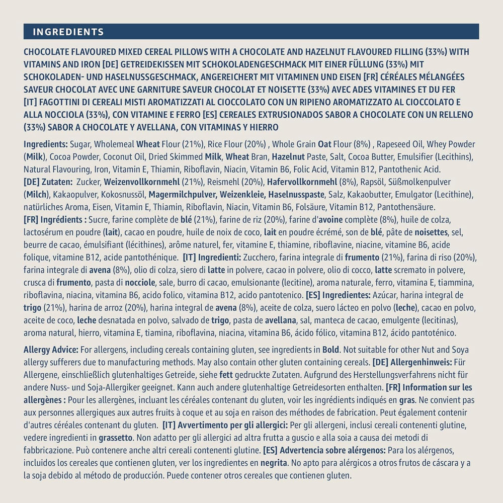 Oreiller au chocolat et aux noix d'Amazon, 375 g