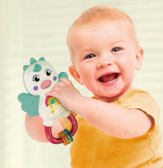 Clementoni 17778 - Hochet Petite Licorne - Sonaglio Neonato Con Massaggiagengive, Giocattolo Bambini 3 Mesi, Rafforza Le Capacità Motorie E Sensoriali - Made in Italy Jucarii Bebe Naty Shop