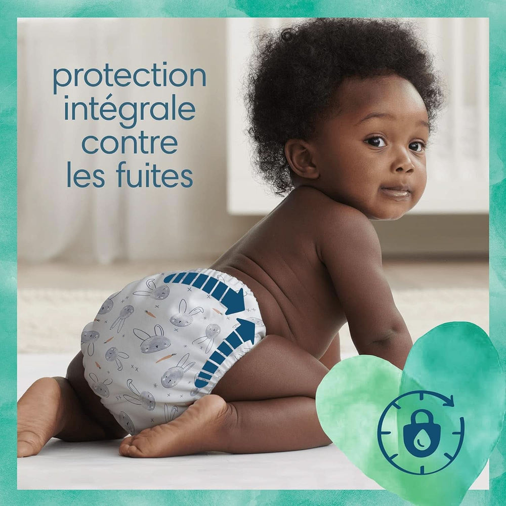Pampers - Harmony Hybrid Starter Pack, 3 couches lavables + 25 lingettes jetables - 1 pack Mère et Bébé Naty Shop