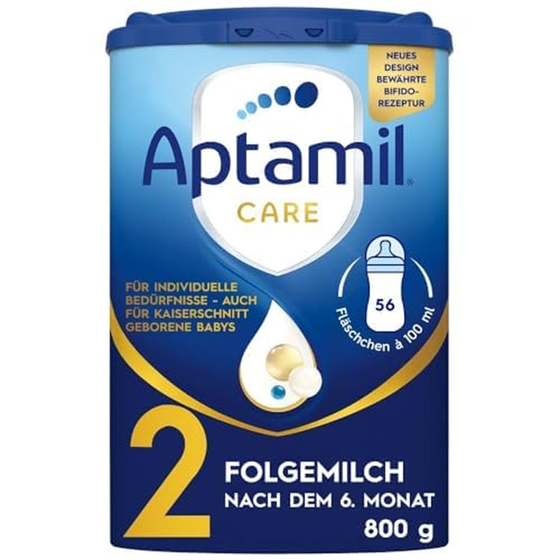 Aptamil Care 2 – Convient également aux bébés nés par césarienne – 1 x 800 g