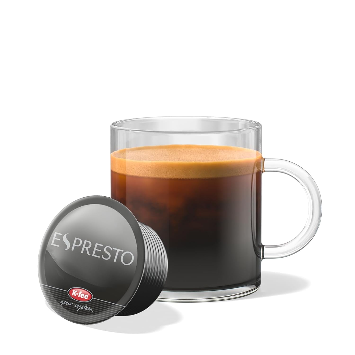 ESPRESTO Kaffeekapseln Ristretto, compatible avec K-fee & ALDI EXPRESSI*, vollmundig & intensif, RFA certifiziert, 96 Kapseln