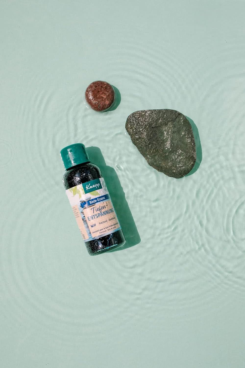 Kneipp, huile de bain à l'huile essentielle naturelle de patchouli et à l'extrait de bois de santal pour une relaxation profonde et un apaisement, 100 ml Naty Shop