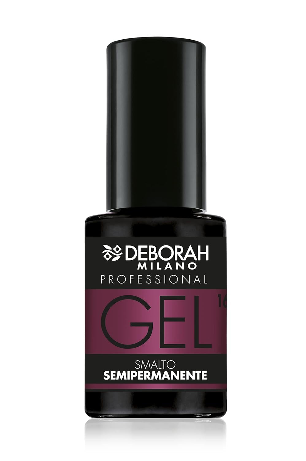 Vernis à ongles semi-permanent Milano Professional, no. 21 Bourgogne, effet volumateur, longue durée, pour des ongles intenses et brillants, 4,5 ml