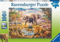 Puzzle pour enfants Ravensburger - Savane africaine - Puzzle de 100 pièces pour les enfants à partir de 6 ans Puzzle Naty Shop Default Title