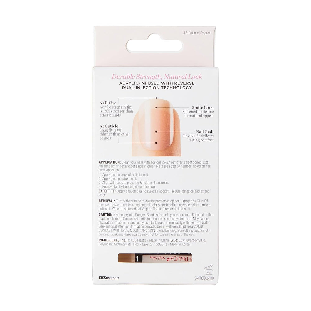Kiss Nude Nails Amazing Nails (Pack de 2)