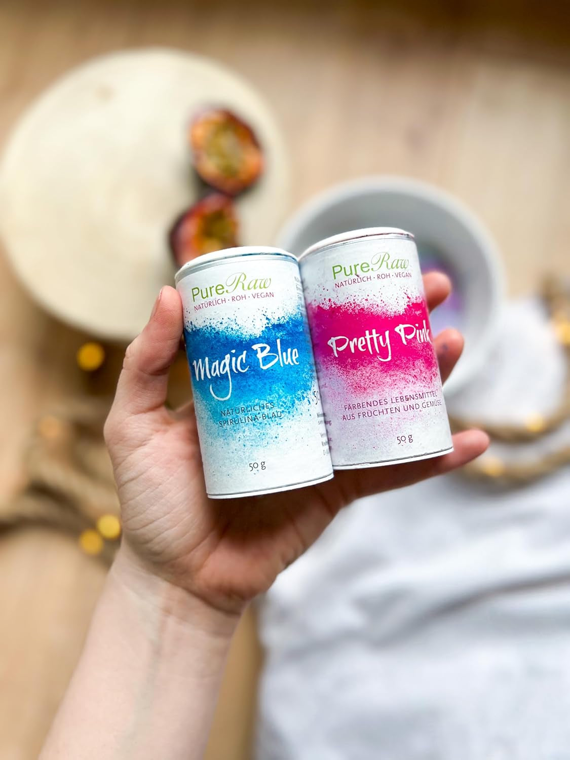 Magic Blue Spiruline Colorant alimentaire naturel en poudre Bleu (végétalien cru) Bleu foncé à bleu pastel clair – Colorant alimentaire en poudre d'algues phycocyanine – Colorant alimentaire naturel | Pureraw 5G