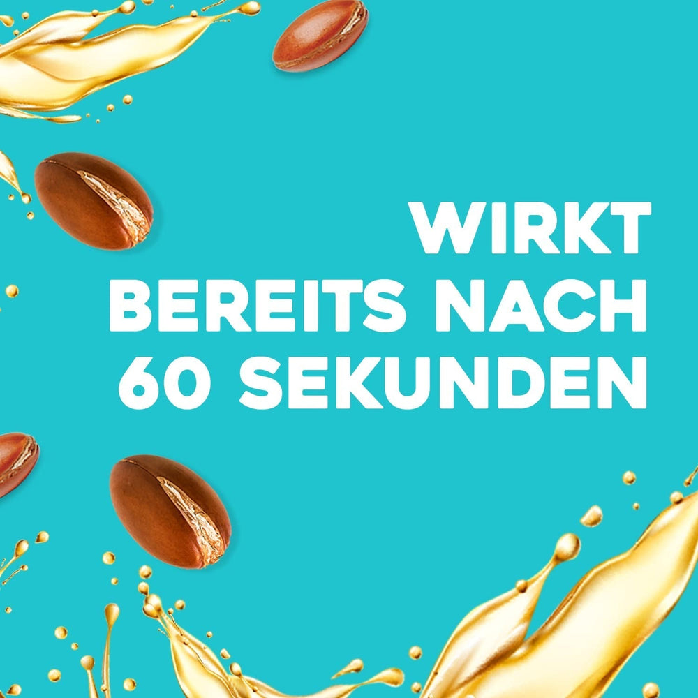 OGX Extra Strength Hydrate & Revive + Masque capillaire à l'huile d'argan du Maroc (300 ml), masque capillaire luxueux à l'huile d'argan riche et aux protéines de soie Naty Shop Hair Mask