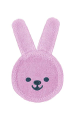 MAM Rabbit Anneau de dentition, gant de soins bucco-dentaires en microfibre, 0 mois et plus, rose