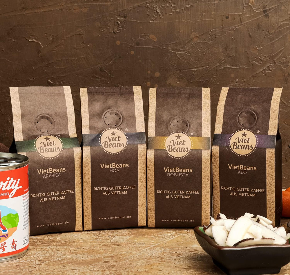 Sacs à café pour boissons - Kaffeesack Jute - Vier Sorten exotischer Kaffee im Jutesack - Weihnachten Geschenkidee - Sacs à café pour boissons - Ganze Bohne