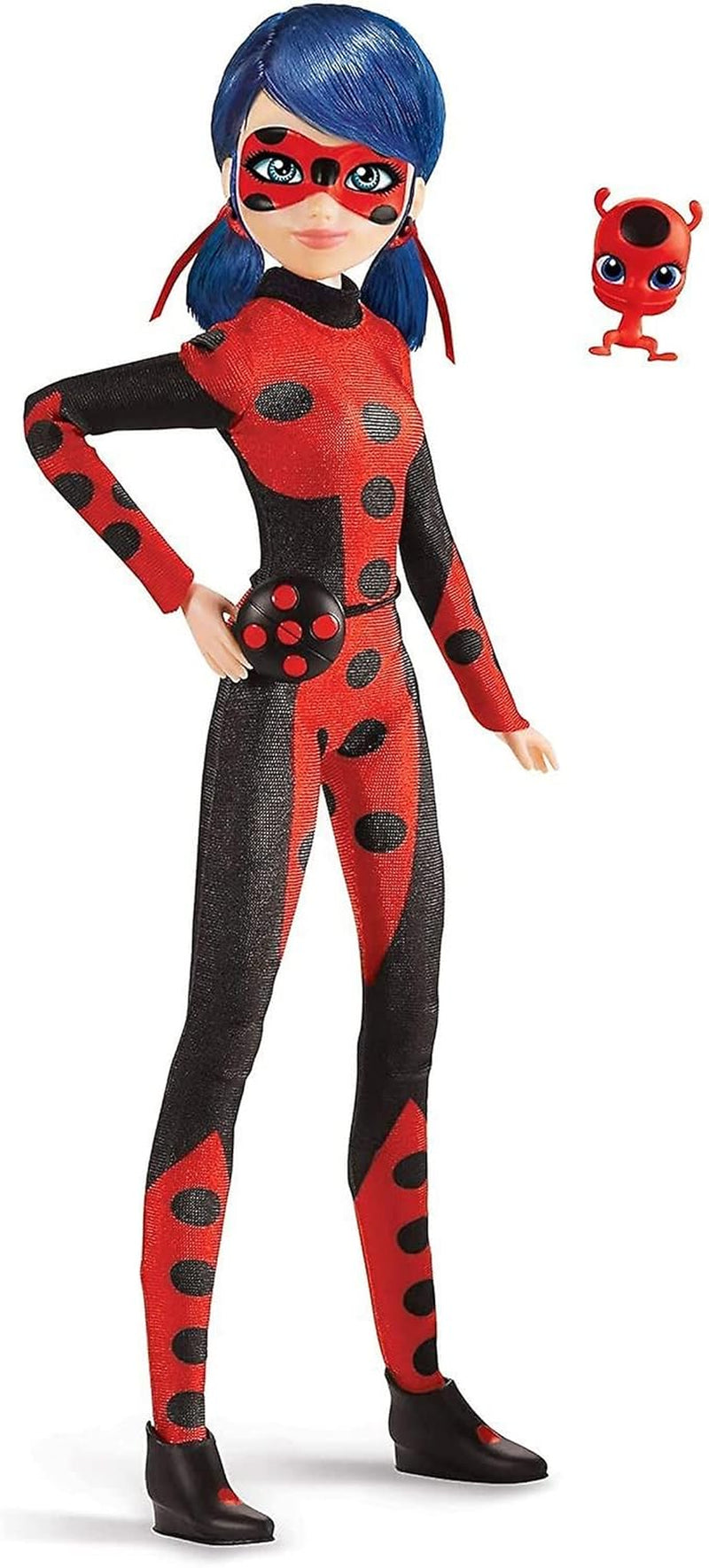 BANDAI - Figur - Miraculous Ladybug - Ankleidepuppe - 26 cm - Ladybug mit ihrem Yoyo im Telefonmodus - Neues Kostüm mit Vinyl-Effekt - P50028