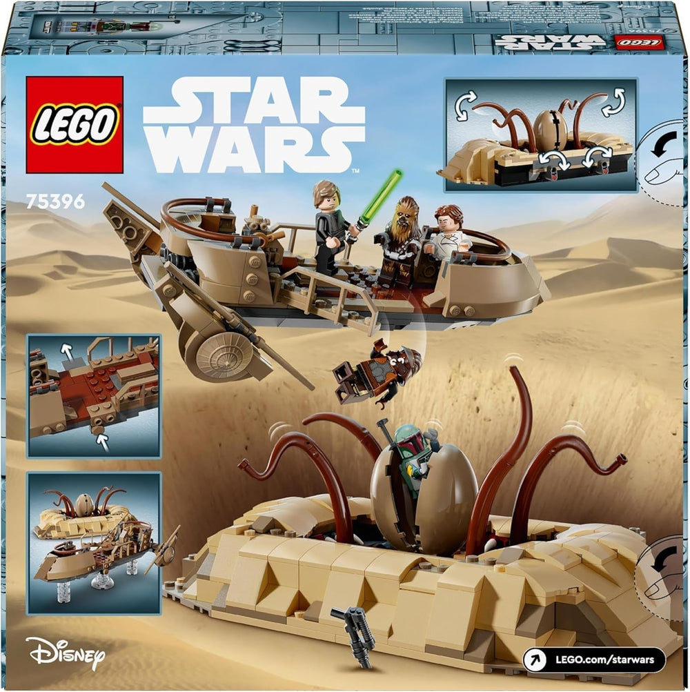 LEGO Star Wars : Le Retour du Chevalier Jedi Desert Skiff et Sarlacc Pit Fantasy Collection et jeu de construction Jouet de construction Cadeau pour garçons, filles et tous les fans 75396 Jeux de construction Besuche den LEGO-Store
