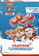 RUF X PAW Patrol Muffin Backmischung Mit Erdbeer-Geschmack, pour 12 Paw Patrol Muffins, Inkl.16 Oblaten-Auflegern et Pawsome Muffin-Förmchen, 1 X 394G Naty Shop 392 G (1Er Pack) Muffins