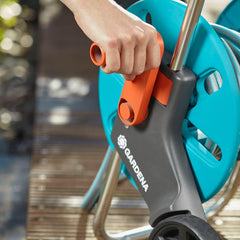 GARDENA CleverRoll S chariot à tuyau, enrouleur de tuyau, rangement compact (18500-20)