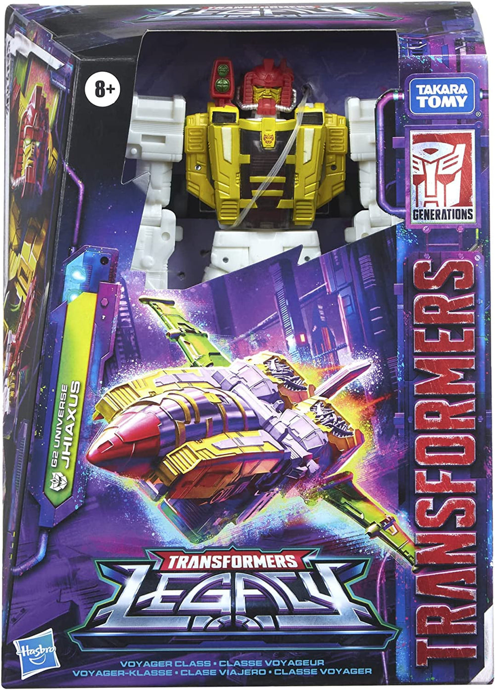Transformers Generations Legacy Toy 17,5 cm Grande figurine Voyager G2 Universe Jhiaxus pour enfants de plus de 8 ans Figurines d'action Naty Shop